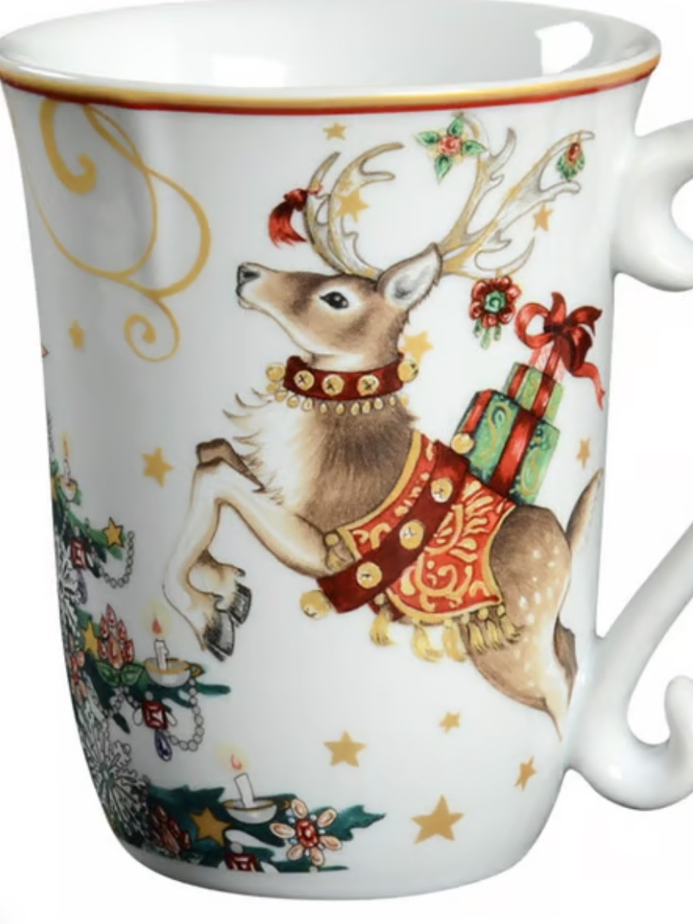 Williams Sonoma Twas the Night Before Christmas Reindeer Mug